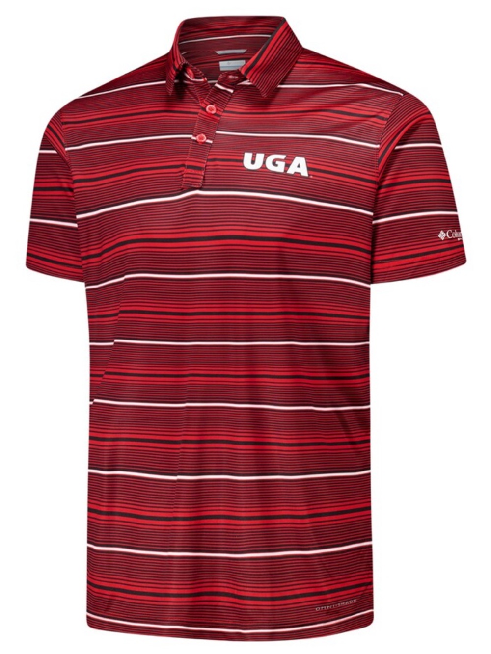 Columbia Georgia Bulldogs UGA Super Terminal Tackle Polo Shirt Red Men’s Small